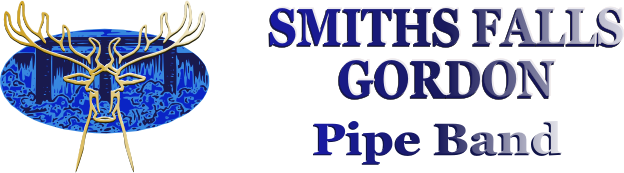 Smiths Falls Gordon Pipeband banner